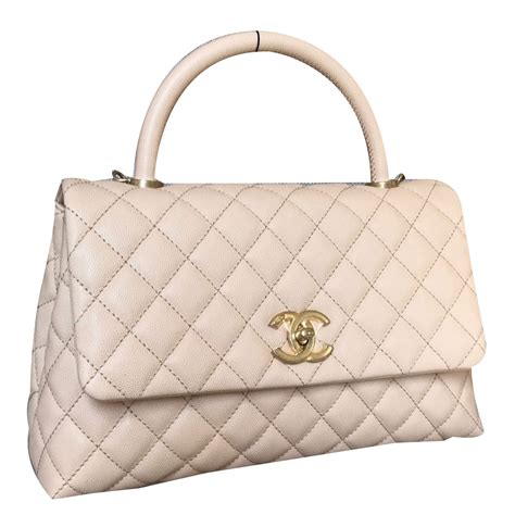 chanel coco with handle|chanel coco handle beige.